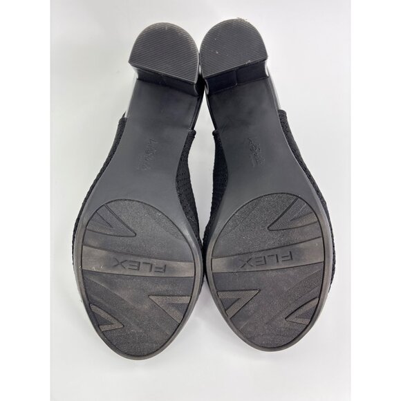 LifeStride Alita Slingback Heel Fabric Stretch Peep Toe 9.5 Wide - Picture 5 of 7